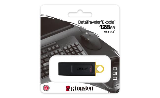 Kingston Flash Drive Exodia 128GB USB 3.2